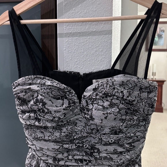 BCBGeneration Cocktail Dress - Black & Gray Size 4 - Picture 4 of 11